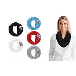 Women Lightweight Infinity Scarf With Pocket Loop Zipper - $12.99 with FREE Shipping!