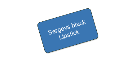 Sergeys black Lipstick  - Sergeys black Lipstick