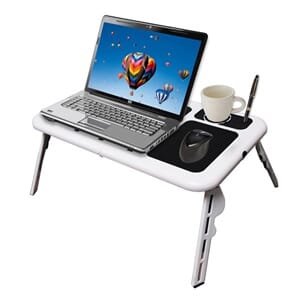 Portable Workstation with Laptop Cooling System- $33 with Free Shipping