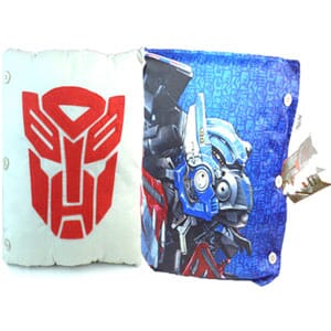 Four Sided Transformer Pillow with Cybertron Letters- $16 with Free Shipping