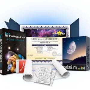 Premium Name-A-Star Gift Package with Stellarium Software- $19.99 with Free Shipping