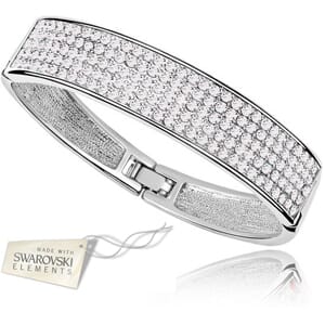 Crystal Journey Swarovski Elements Cuff Bracelet with Gift Box - $20 with FREE Shipping!