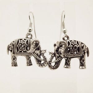 Elephant Retro Earrings - $14 with FREE Shipping!