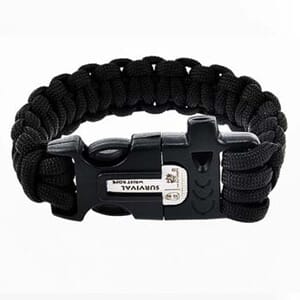 Paracord with Firestarter, Emergency Whistle, & Saw - $11 with FREE Shipping!
