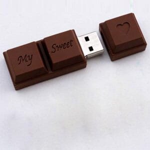 Chocolate 8G USB High Speed Flash Drive 12.50 with Free Shipping