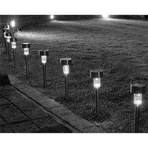 4 Solar Garden Lights- $15.99 with Free Shipping