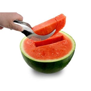 Stainless Steel Watermelon Slicer & Server - $14 with FREE Shipping!