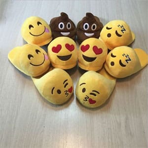 Emoji Slippers - $16 with FREE Shipping!
