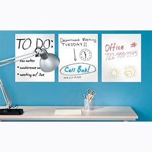 6 Pack Removeable Dry Erase Sheets with Marker - $13 with FREE Shipping!