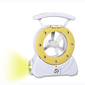 iBasics Super Bright 22 LED Desk Lamp and Mini Fan - $17 with FREE Shipping!