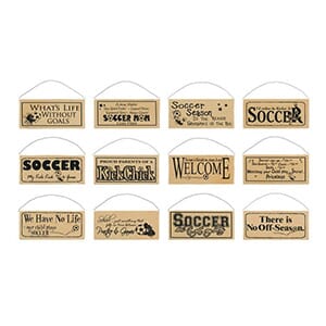 Soccer Season Signs - $13 with Free Shipping