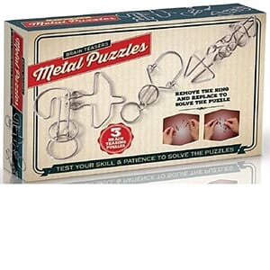Brain Teasers Metal Puzzles (3-Pack) - $14.99 with Free Shipping