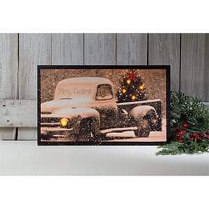 LIGHTED MERRY CHRISTMAS CANVAS - $32 with Free Shipping