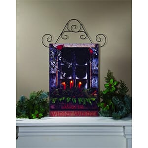 LIGHTED WINTER WISHES DOOR CANVAS - $41 with Free Shipping