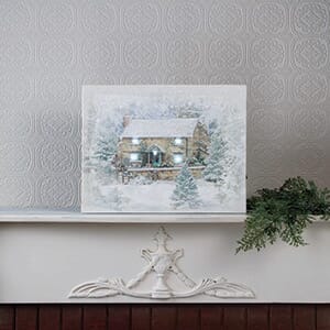 LIGHTED NO PLACE LIKE HOME CANVAS - $39 with Free Shipping