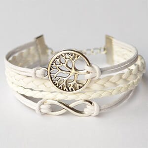 Faith Bracelet - Silver Wishing Tree, Infinity Charm, Multiple Strand - $10.00 with FREE Shipping!
