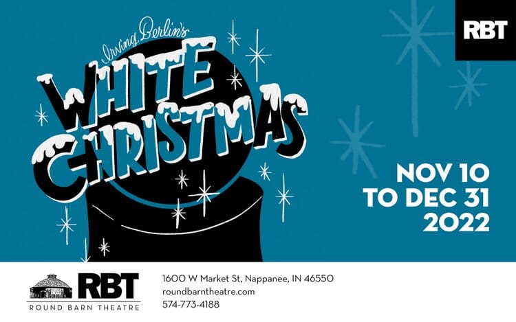 2 Tickets to White Christmas at Round Barn Theatre