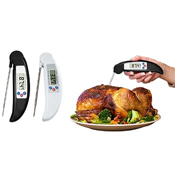 Food Thermometer, Digital Meat Thermometer With Probe, Instant